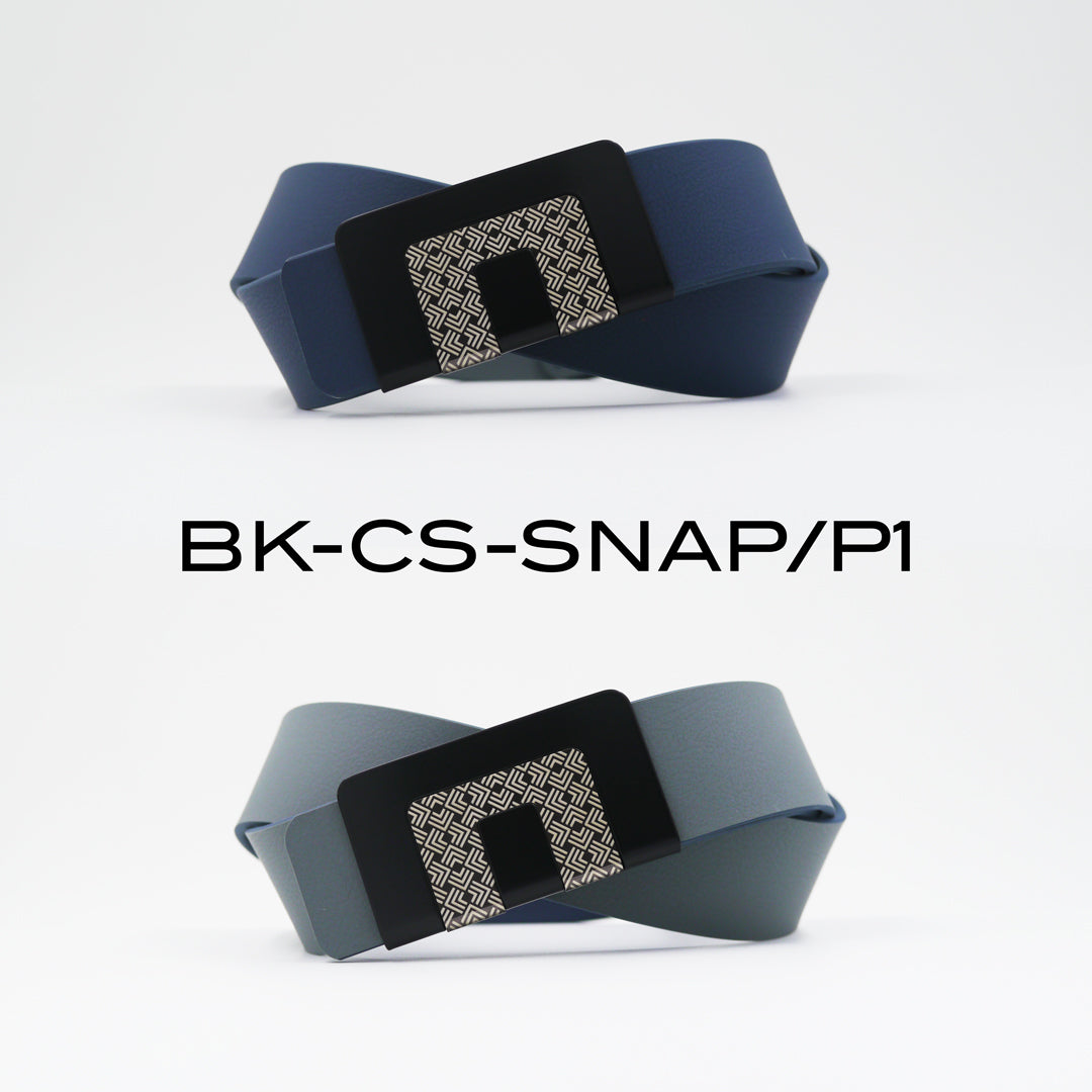 MIN BELT - BLACK BUCKLE, CASUAL STRAP